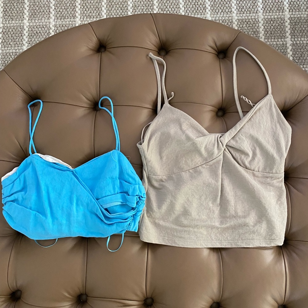 Two Zara Crop Tops